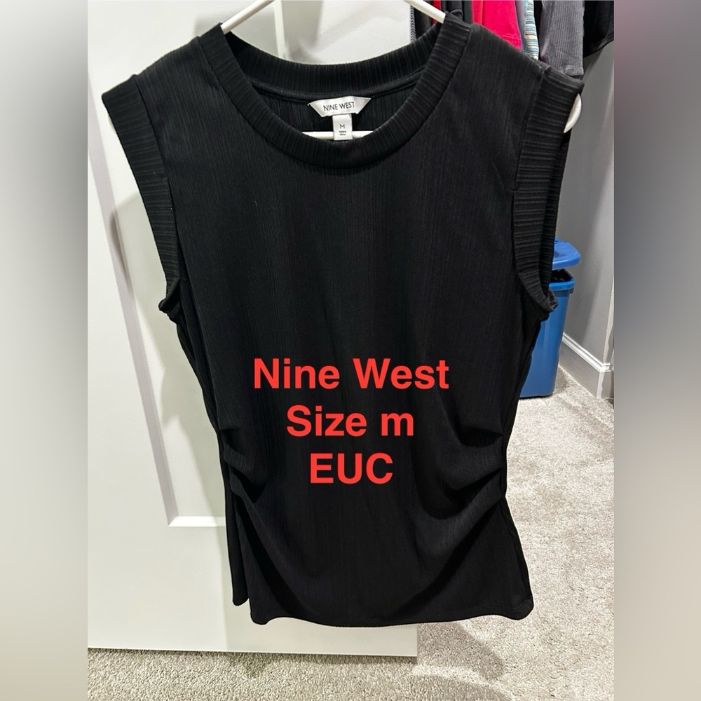 Nine West Classic Black Muscle Tee